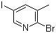 CAS # 65550-78-9, 2-Bromo-5-iodo-3-methylpyridine, 2-Bromo-3-methyl-5-iodopyridine, 2-Bromo-5-iodo-3-picoline