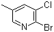 CAS # 65550-81-4, 2-Bromo-3-chloro-5-methylpyridine, 2-Bromo-3-chloro-5-picoline