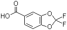 CAS # 656-46-2, 2,2-Difluorobenzodioxole-5-carboxylic acid, 2,2-Difluoro-1,3-benzodioxole-5-carboxylic acid