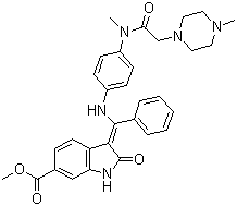 structure of CAS# 656247-17-5, Intedanib
