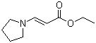 structure of CAS# 65651-80-1, 反式-3-(1-吡咯烷基)丙烯酸乙酯