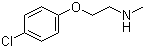 structure of CAS# 65686-13-7, [2-(4-Chlorophenoxy)ethyl](methyl)amine
