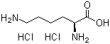 structure of CAS# 657-26-1, L-赖氨酸盐酸盐