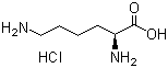 CAS 登录号：657-27-2, L-赖氨酸盐酸盐, (S)-2,6-二氨基己酸盐酸盐