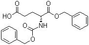 structure of CAS# 65706-99-2, N-Cbz-D-glutamic acid alpha-benzyl ester