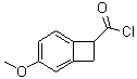 CAS # 65754-47-4, 3-Methoxybicyclo[4.2.0]octa-1,3,5-triene-7-carbonyl chloride