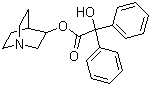 structure of CAS# 6581-06-2, 3-Quinuclidinyl benzilate