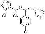 CAS # 65899-73-2, Tioconazole, 1-[2-[(2-Chlorothiophen-3-yl)methoxy]-2-(2,4-dichlorophenyl)-ethyl]imidazole, Vagistat