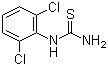 structure of CAS# 6590-91-6, 2,6-二氯苯基硫脲
