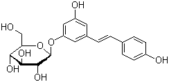 structure of CAS# 65914-17-2, Polydatin