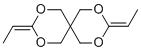 CAS # 65967-52-4, 3,9-diethylidene-2,4,8,10-Tetraoxaspiro[5.5]undecane