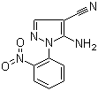 structure of CAS# 65973-69-5, 5-氨基-1-(2-硝基苯基)-1H-吡唑-4-甲腈