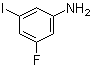 structure of CAS# 660-49-1, 3-Fluoro-5-iodoaniline