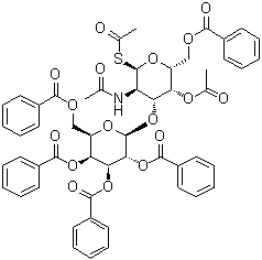 CAS # 660391-80-0, 2-(Acetylamino)-2-deoxy-3-O-(2,3,4,6-tetra-O-benzoyl-beta-D-galactopyranosyl)-1-thio-alpha-D-galactopyranose 1,4-diacetate 6-benzoate