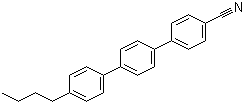 4-Cyano-4'-n-butyl-p-terphenyl molecular structure (CAS 66044-94-8)