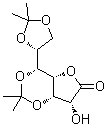 CAS # 6605-22-7, 3,5:6,7-Bis-O-(1-methylethylidene)-D-glycero-D-gulo-heptonic acid gamma-lactone