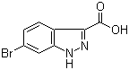 structure of CAS# 660823-36-9, 6-溴吲唑-3-羧酸