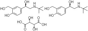 structure of CAS# 661464-94-4, Levalbuterol tartrate