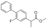 structure of CAS# 66202-86-6, Flurbiprofen methyl ester