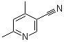 structure of CAS# 6623-21-8, 4,6-二甲基-3-吡啶甲腈