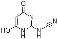 CAS # 6627-61-8, (1,4-Dihydro-6-hydroxy-4-oxo-2-pyrimidinyl)cyanamide, NSC 60202