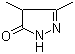 structure of CAS# 6628-22-4, 3,4-Dimethyl-5-pyrazolinone