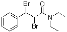 CAS 登录号：6628-47-3, 2,3-二溴-N,N-二乙基-3-苯丙酰胺