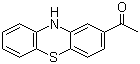 2-乙酰基吩噻嗪分子结构 (CAS 6631-94-3)