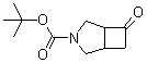 structure of CAS# 663172-80-3, 6-氧代-3-氮杂双环[3.2.0]庚烷-3-羧酸叔丁酯