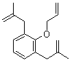 CAS 登录号：6633-99-4, 1,3-二(2-甲基-2-丙烯-1-基)-2-(2-丙烯-1-基氧基)苯
