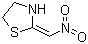 structure of CAS# 66357-40-2, 2-硝基亚甲基噻唑烷