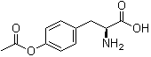 structure of CAS# 6636-22-2, O-乙酰基-L-酪氨酸
