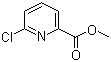 6-氯-2-吡啶羧酸甲酯分子结构 (CAS 6636-55-1)