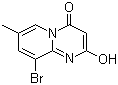 structure of CAS# 663619-90-7, 9-溴-2-羟基-7-甲基-4H-吡啶并[1,2-a]嘧啶-4-酮