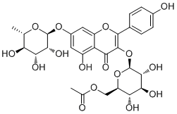 CAS # 66465-24-5, Kaempferol 3-O-(6''-O-acetyl)glucoside-7-O-rhamnoside