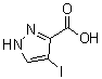 structure of CAS# 6647-93-4, 4-碘-1H-吡唑-3-羧酸
