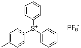 CAS 登录号：66482-51-7, 二苯基-4-甲苯基锍六氟磷酸盐