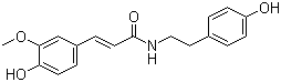 structure of CAS# 66648-43-9, N-反式阿魏酰酪胺