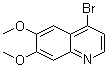 structure of CAS# 666734-51-6, 4-溴-6,7-二甲氧基喹啉
