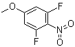 structure of CAS# 66684-62-6, 4-Nitro-3,5-difluoroanisole