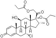 structure of CAS# 66734-13-2, 阿氯米松双丙酸酯