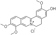 structure of CAS# 6681-15-8, Jatrorrhizine hydrochloride