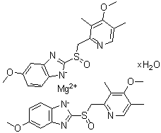 CAS 登录号：668985-31-7, (S)-奥美拉唑镁水合物