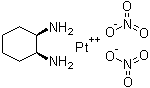 structure of CAS# 66900-68-3, (R,R-1,2-二氨基环己烷)二硝酸铂