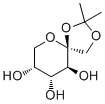 structure of CAS# 66900-93-4, 1,2-O-异亚丙基-beta-D-吡喃果糖
