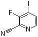structure of CAS# 669066-35-7, 3-氟-4-碘吡啶-2-甲腈