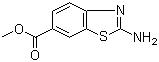 structure of CAS# 66947-92-0, 2-Amino-6-benzothiazolecarboxylic acid methyl ester