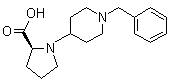 structure of CAS# 669713-67-1, 1-[1-(苯甲基)-4-哌啶基]-L-脯氨酸
