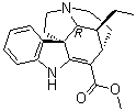 CAS # 6711-69-9, Tubotaiwin, Methyl (14beta)-2,16-didehydrocondyfolan-16-carboxylate, NSC 306222