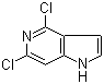 structure of CAS# 67139-79-1, 4,6-二氯-1H-吡咯并[3,2-c]吡啶